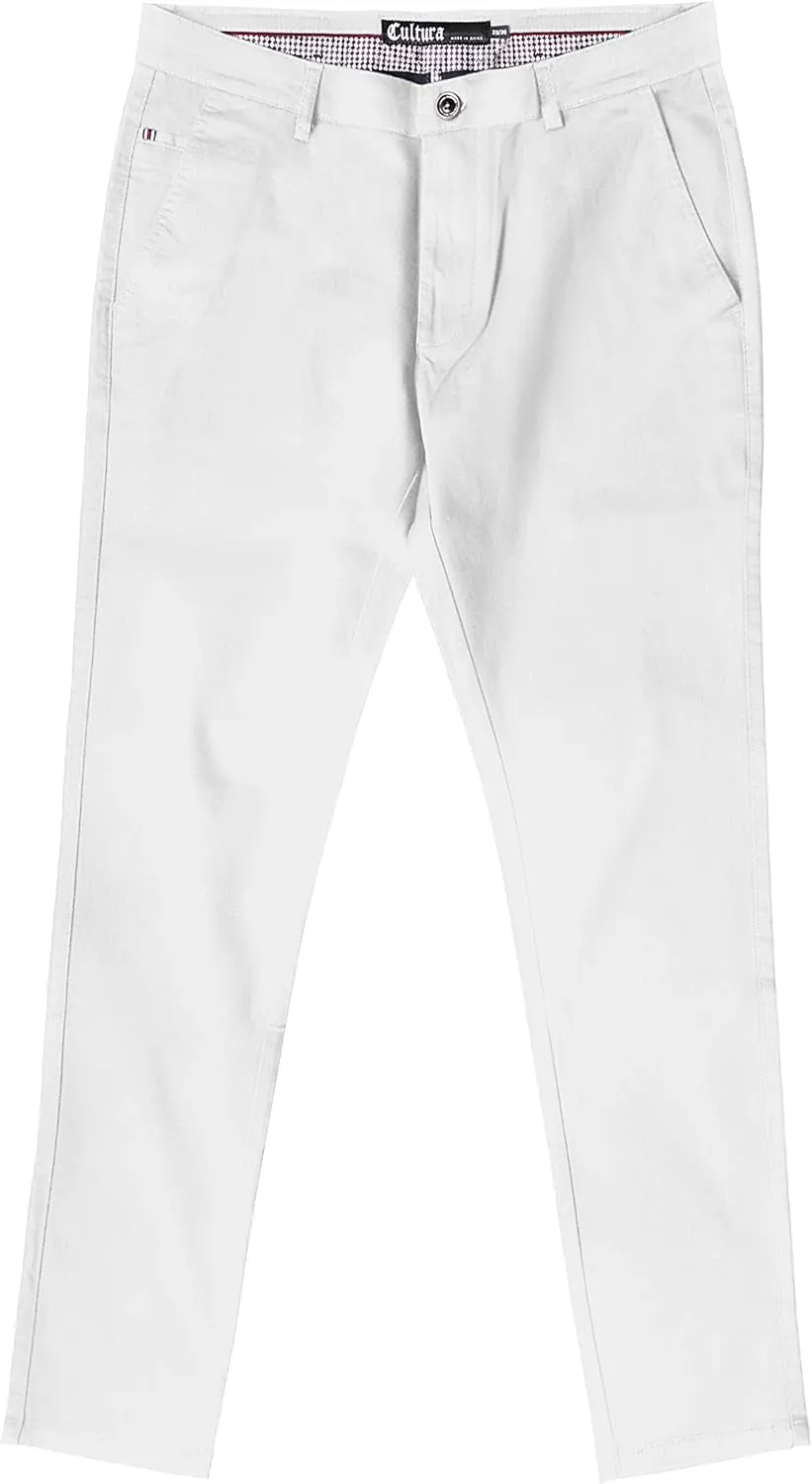 Men'S Slim Fit Comfort Stretch Casual Dress Pants, Fashion Skinny Chinos for Men
