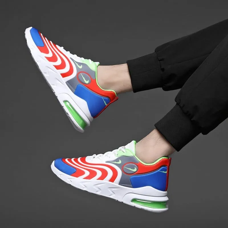 Men’s Sports Shoes - Air Cushion, Breathable Mesh, Comfortable Casual Travel Footwear 👟🌟