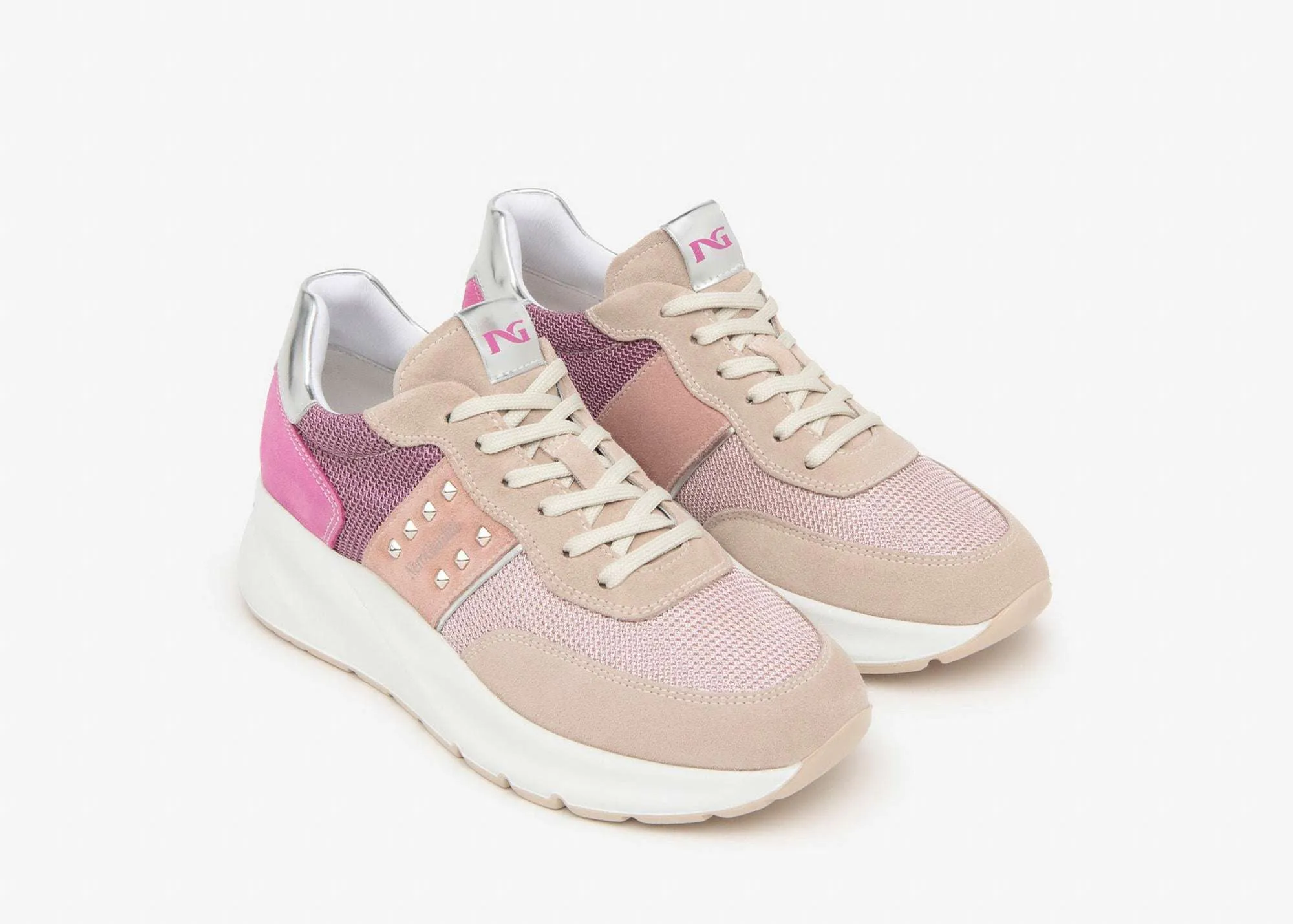 NeroGiardini Pink Platform Trainer |E409852D67