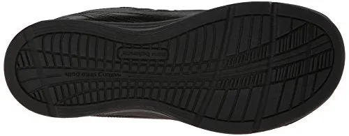 New Balance Men's MW577 Leather Hook/Loop Walking Shoe,Black,10.5 2E US