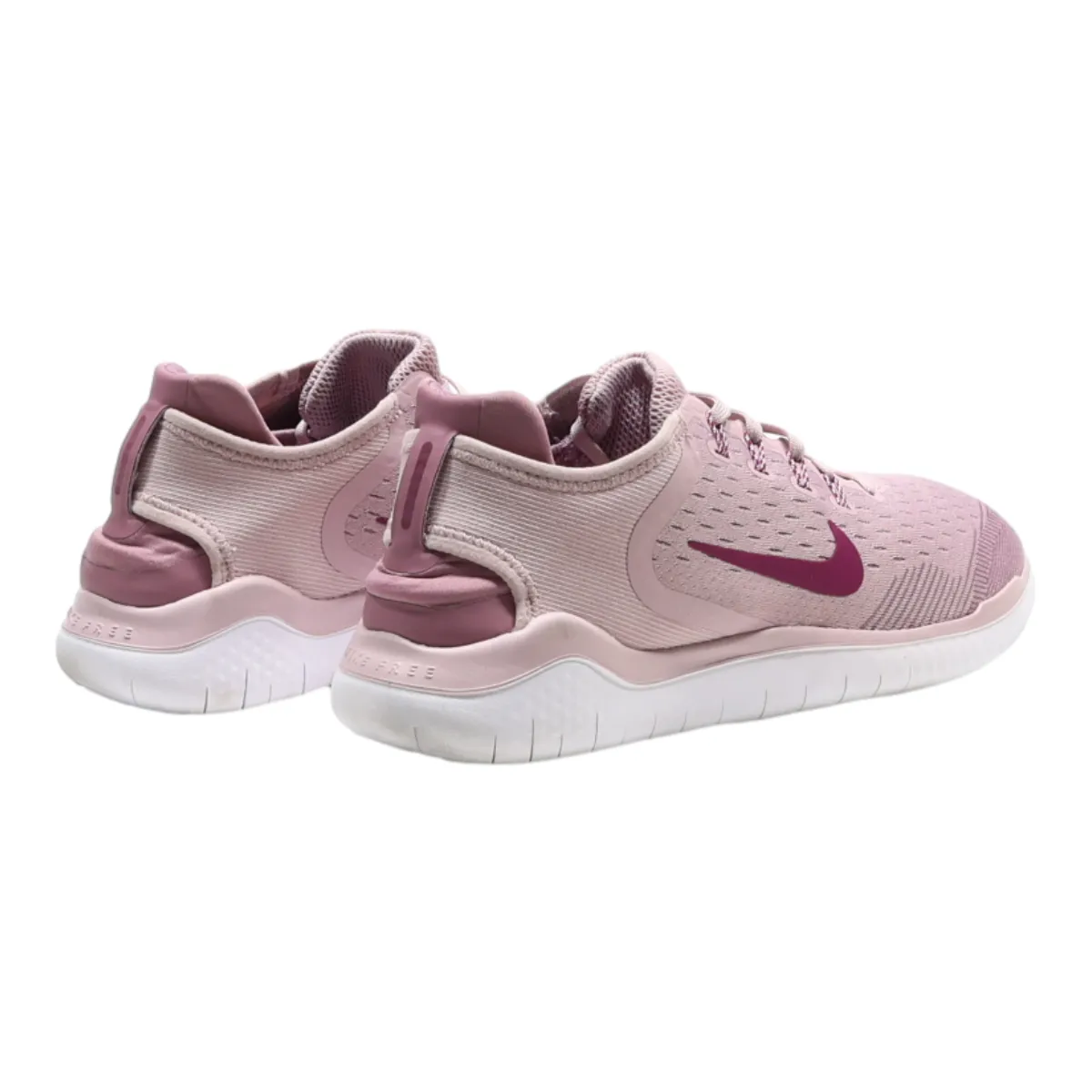 NIKE Free RN Sneaker Trainers Pink Synthetic Womens UK 6.5