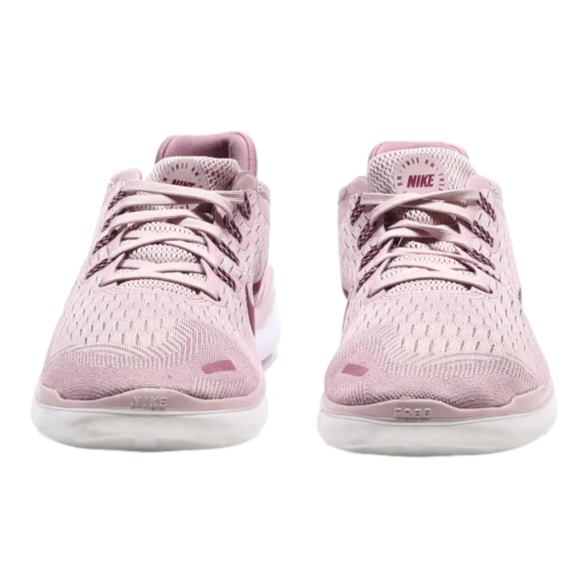 NIKE Free RN Sneaker Trainers Pink Synthetic Womens UK 6.5