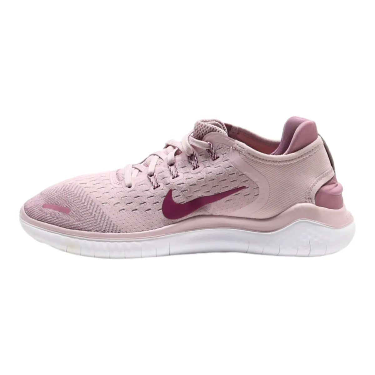 NIKE Free RN Sneaker Trainers Pink Synthetic Womens UK 6.5