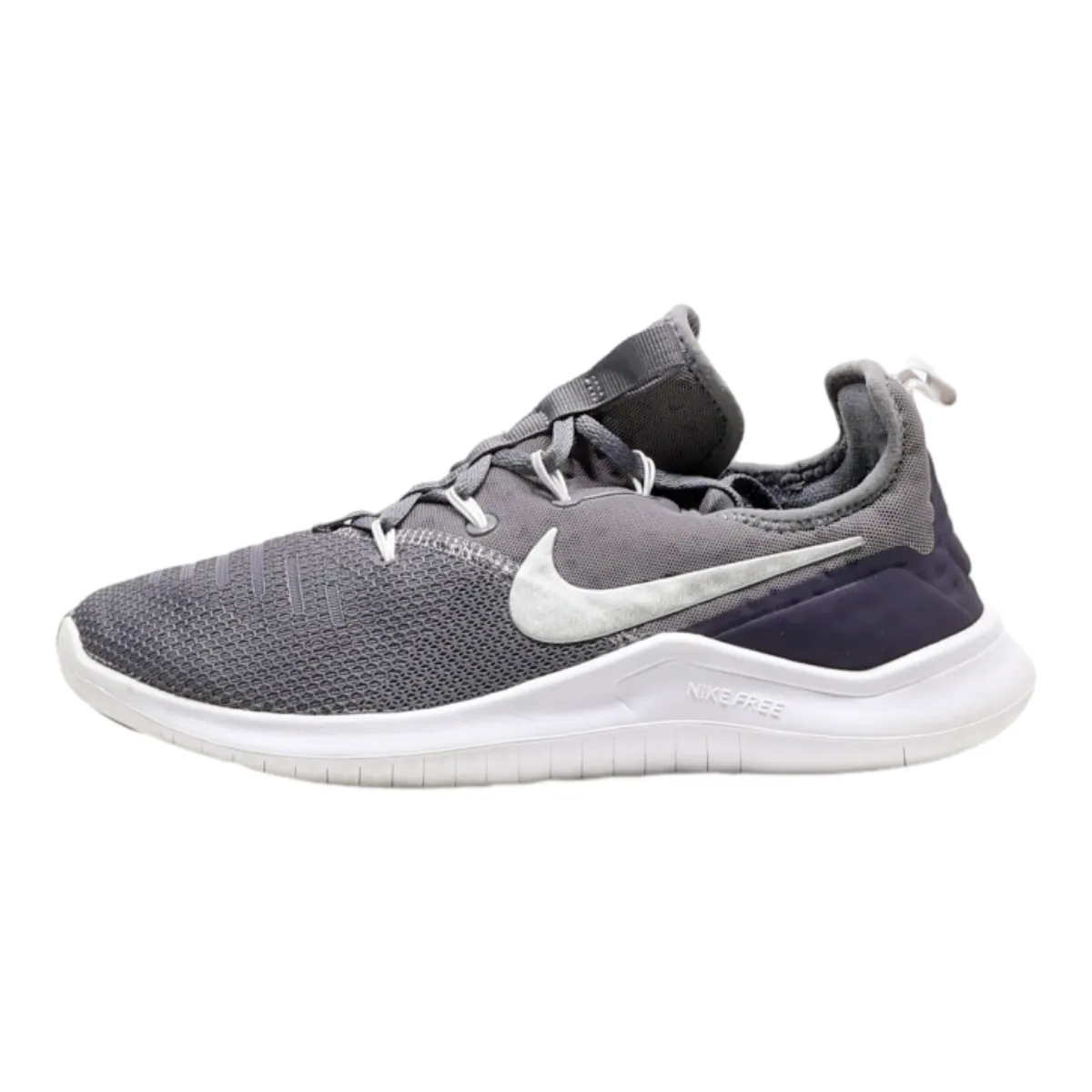 NIKE Free Trainer Sneaker Grey Synthetic Womens UK 5.5