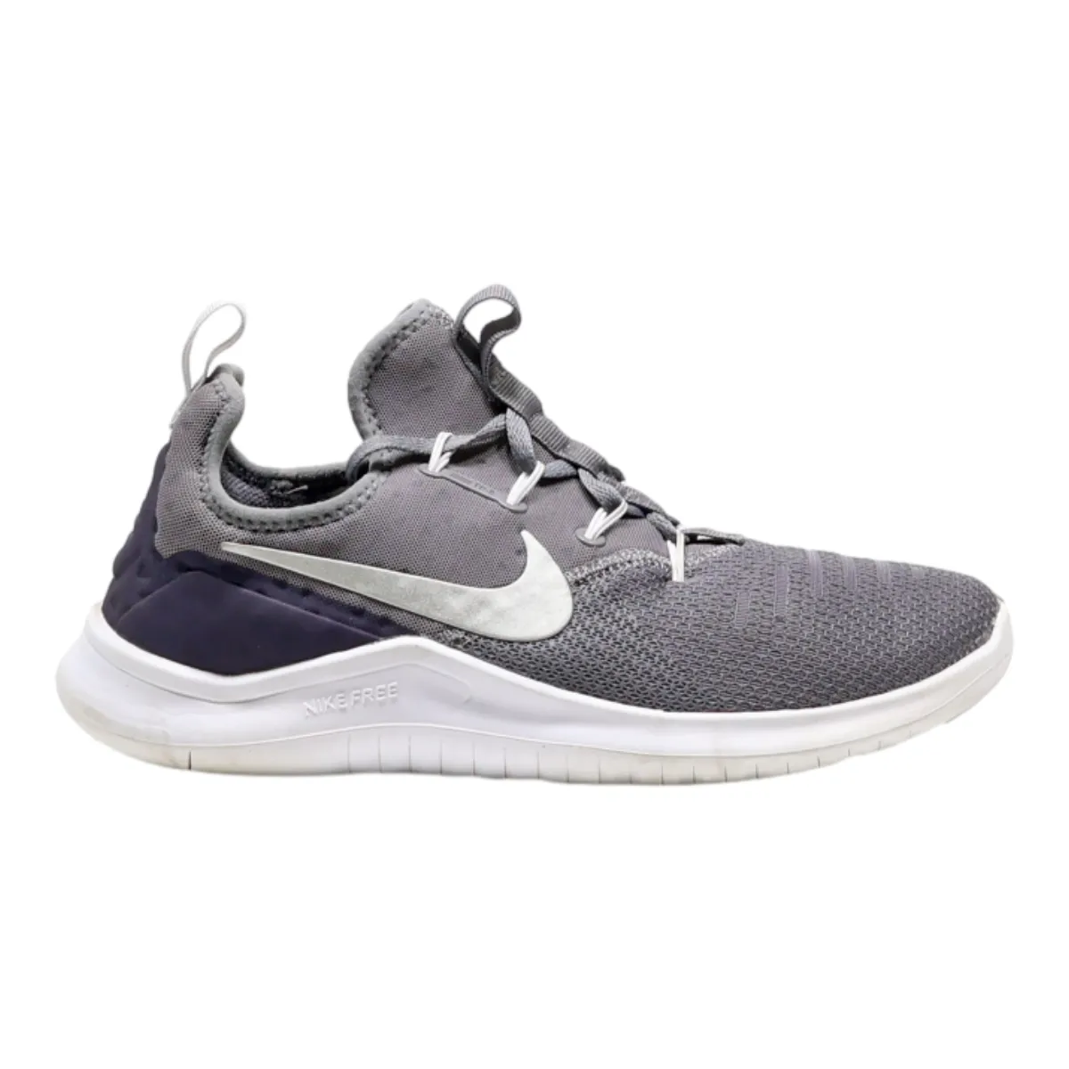 NIKE Free Trainer Sneaker Grey Synthetic Womens UK 5.5