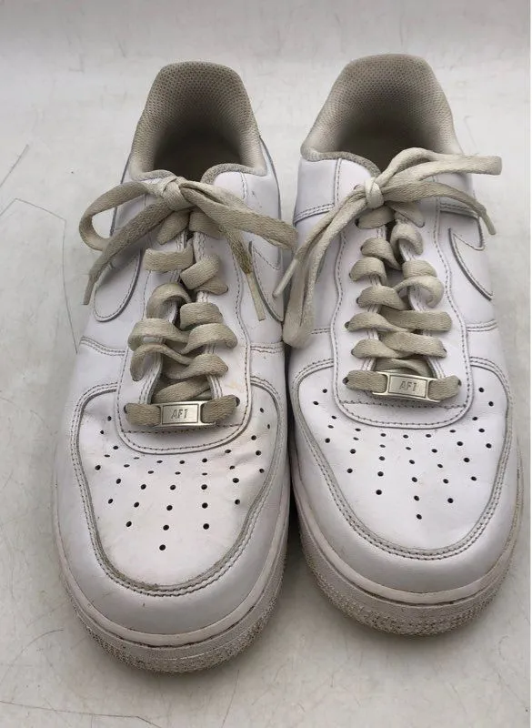 Nike Men's Air Force 1 '07 White Athletic Shoes - Size 9
