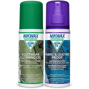 Nikwax Fabric & Leather Proof Footwear Duo-Pack Spray-On