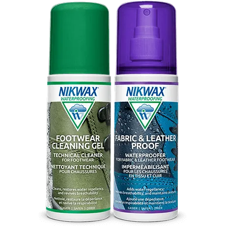 Nikwax Fabric & Leather Proof Footwear Duo-Pack Spray-On