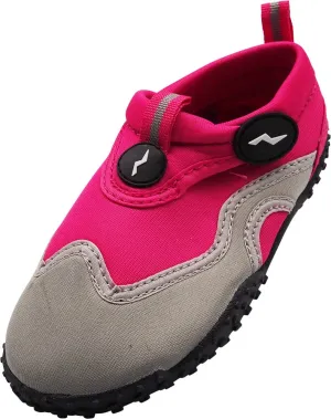 NORTY Girls 11-4 Fuchsia-Grey Watershoe C1104