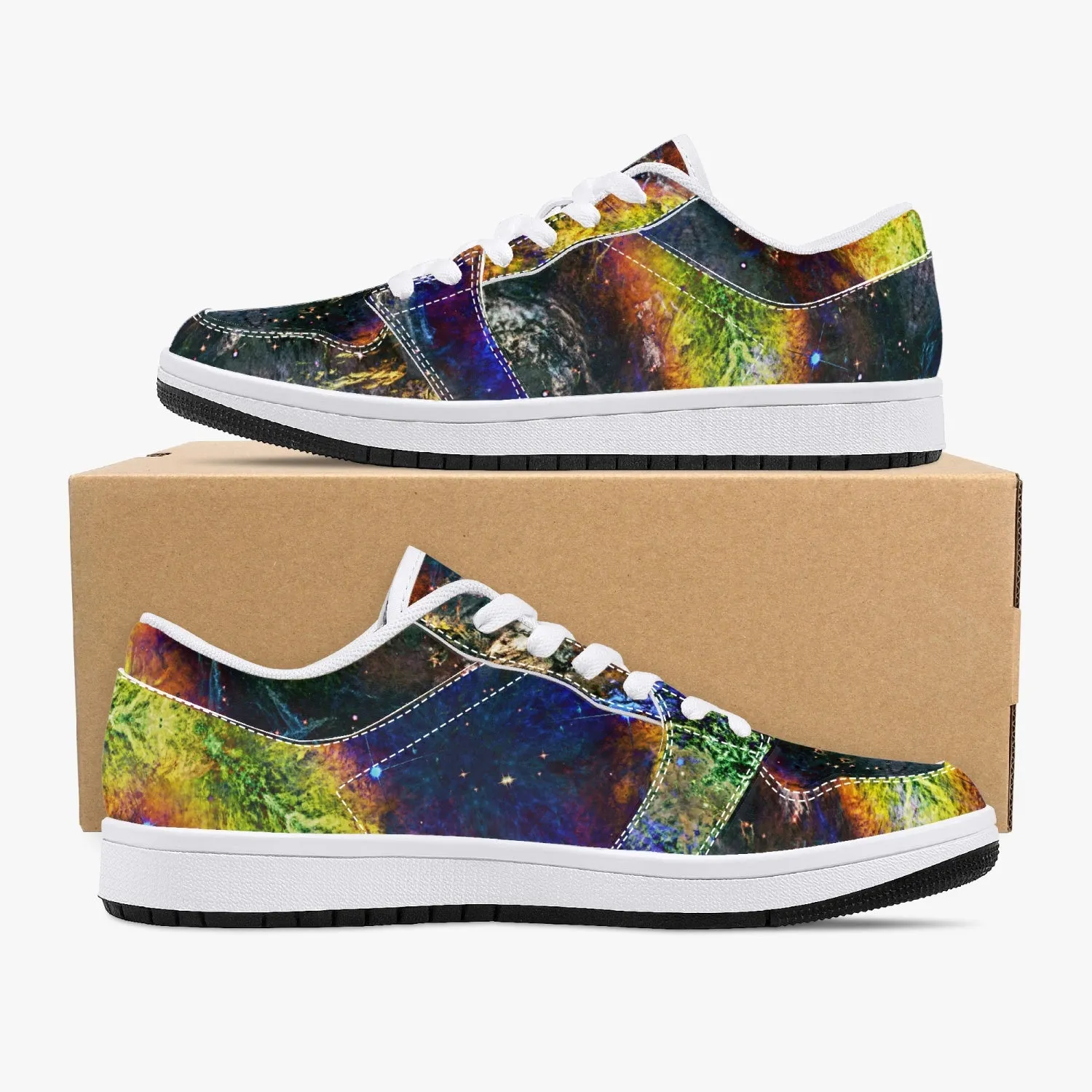 Nox Psychedelic Split-Style Low-Top Sneakers
