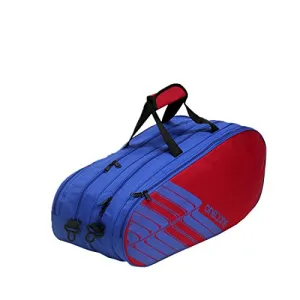 One O One - Lines Collection Four Compartment Reb & Blue - Badminton/Tennis Kitbag