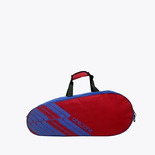 One O One - Lines Collection Four Compartment Reb & Blue - Badminton/Tennis Kitbag