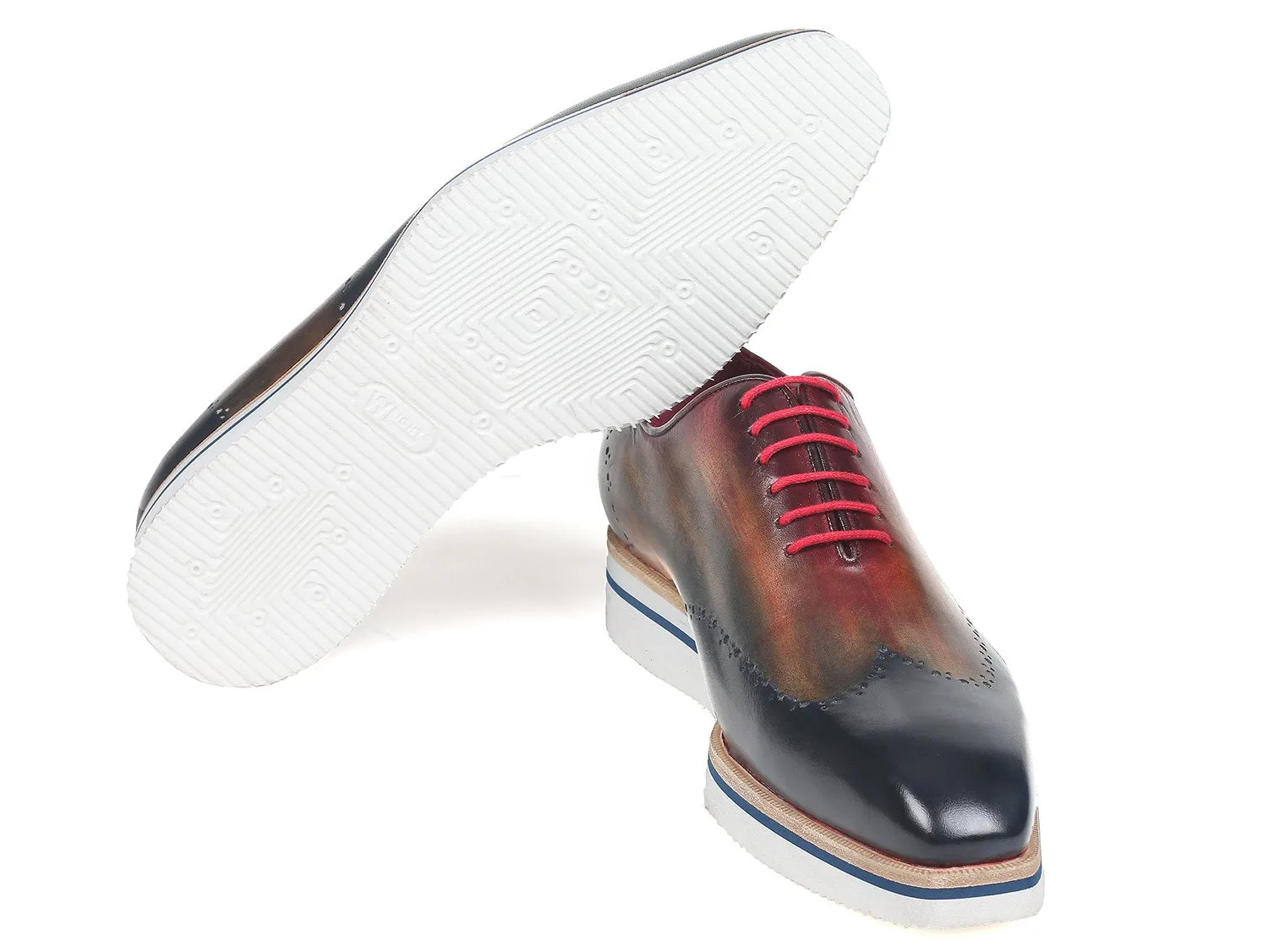 Paul Parkman Men's Smart Casual Wingtip Oxfords Multi-color