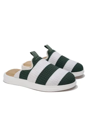 Pelli Waffle Slippers - Lawn Cabana Waffle Terry/Lily