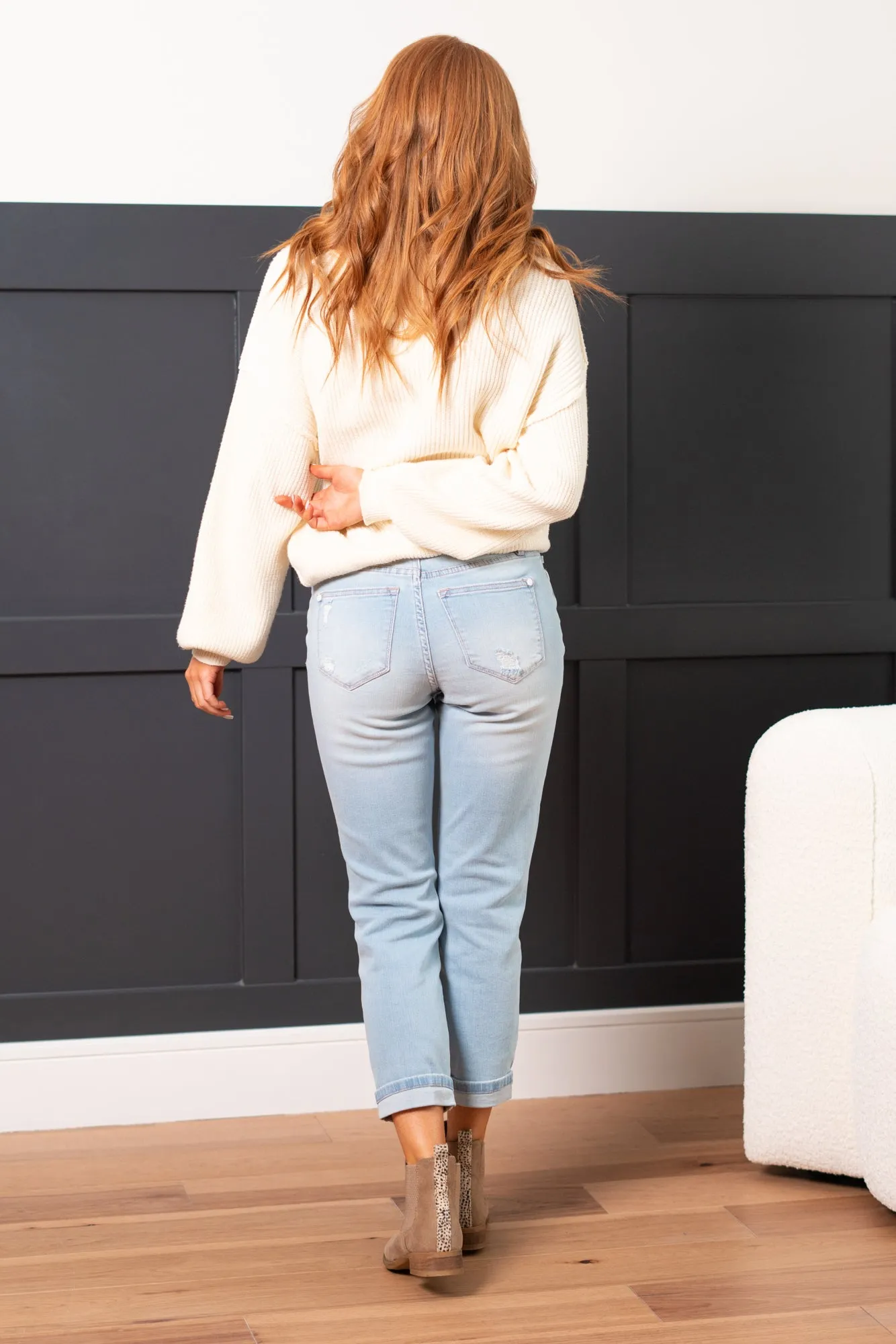Plus Size Natalie High Rise Boyfriend