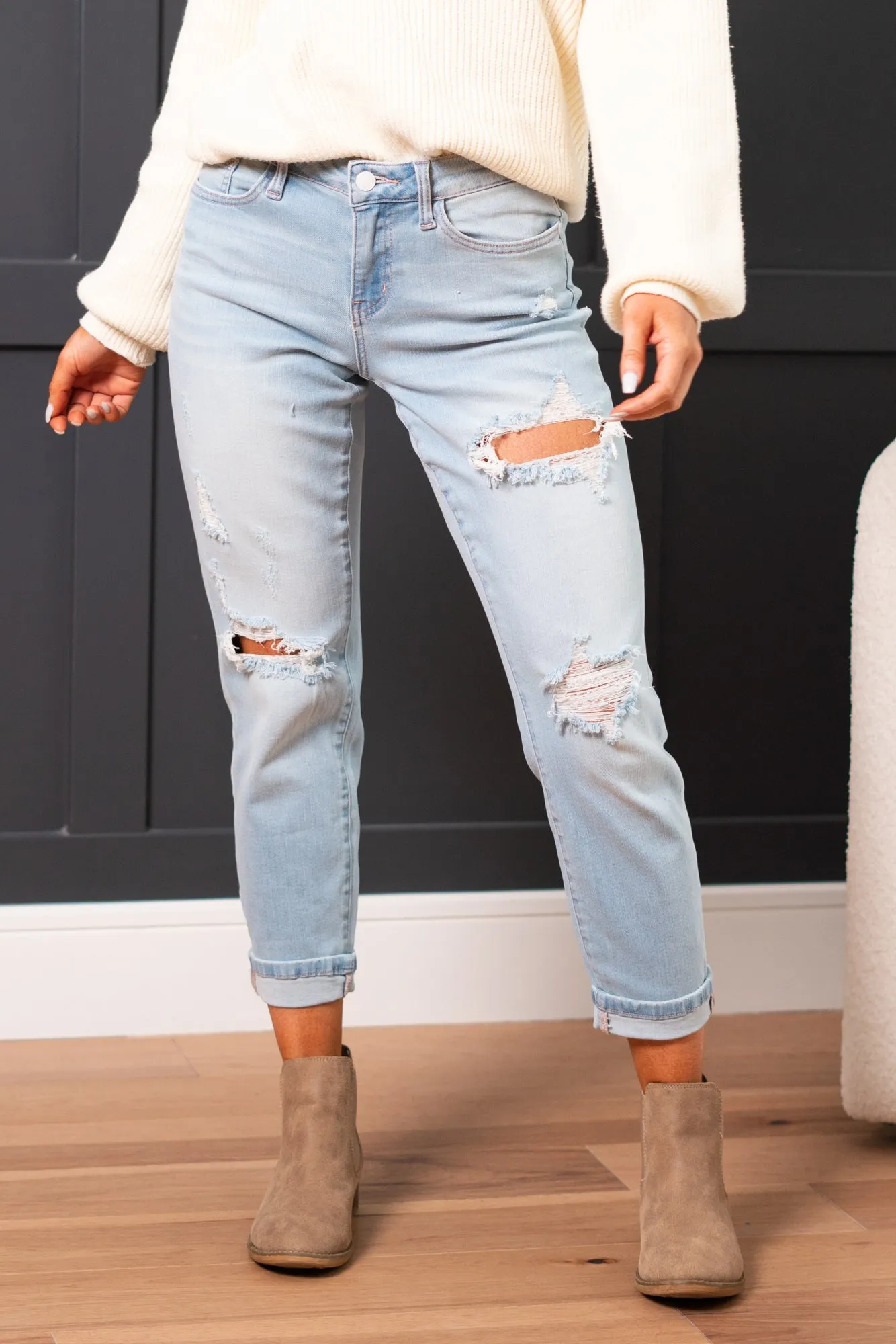 Plus Size Natalie High Rise Boyfriend