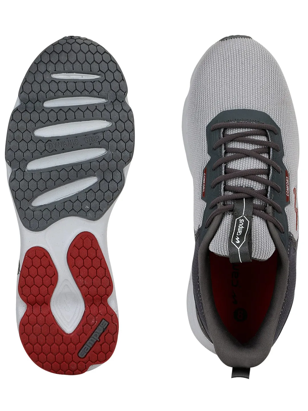 QUICK LITE Grey Men's Running Shoes