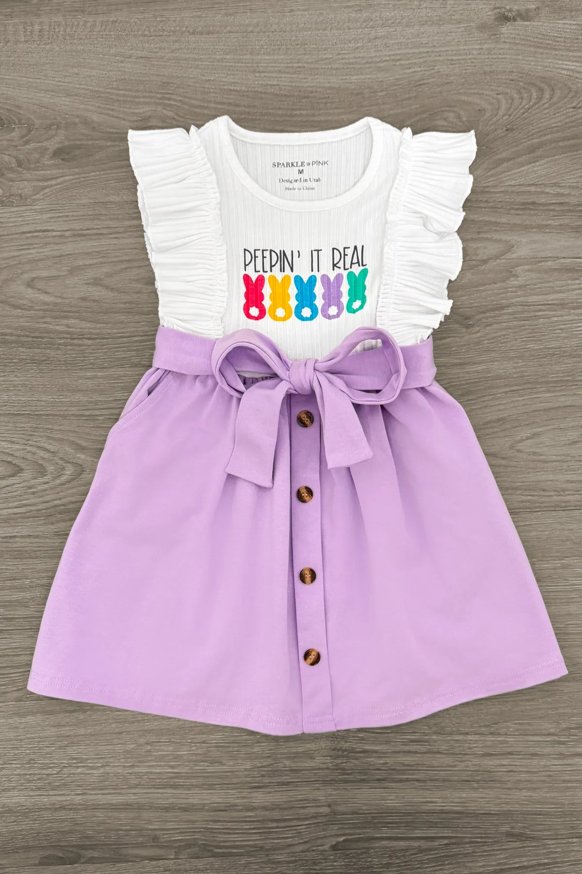 "Peepin' It Real" Lavender Dress