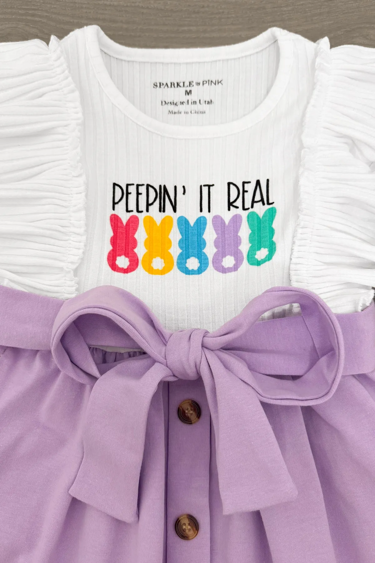 "Peepin' It Real" Lavender Dress