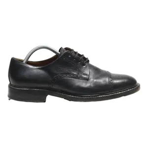 RALPH HARRISON Brogue Shoes Black Leather Mens UK 8