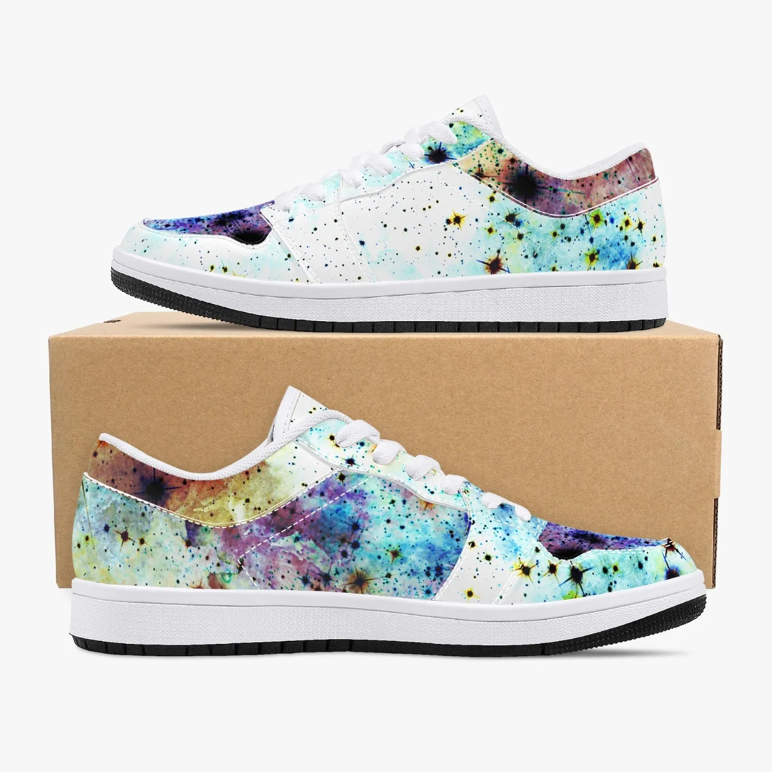 Regail Psychedelic Split-Style Low-Top Sneakers