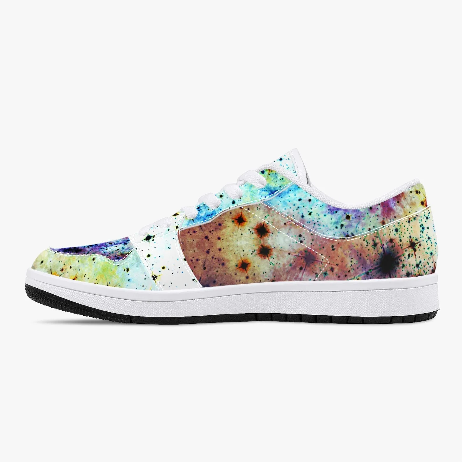 Regail Psychedelic Split-Style Low-Top Sneakers