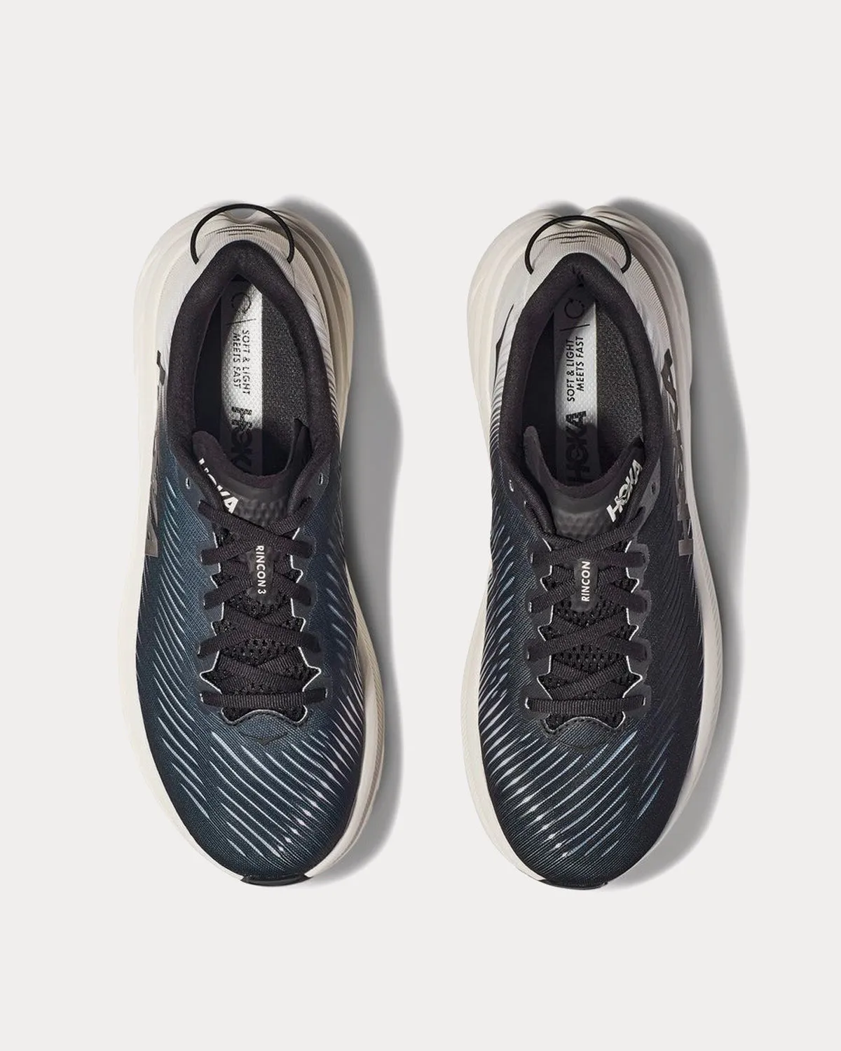Rincon 3 Black / White Running Shoes