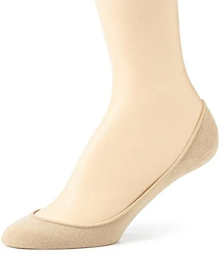 Sakya No Show Premium Cotton Socks Women Ultra Low Cut Liner Pack of 4, Nude
