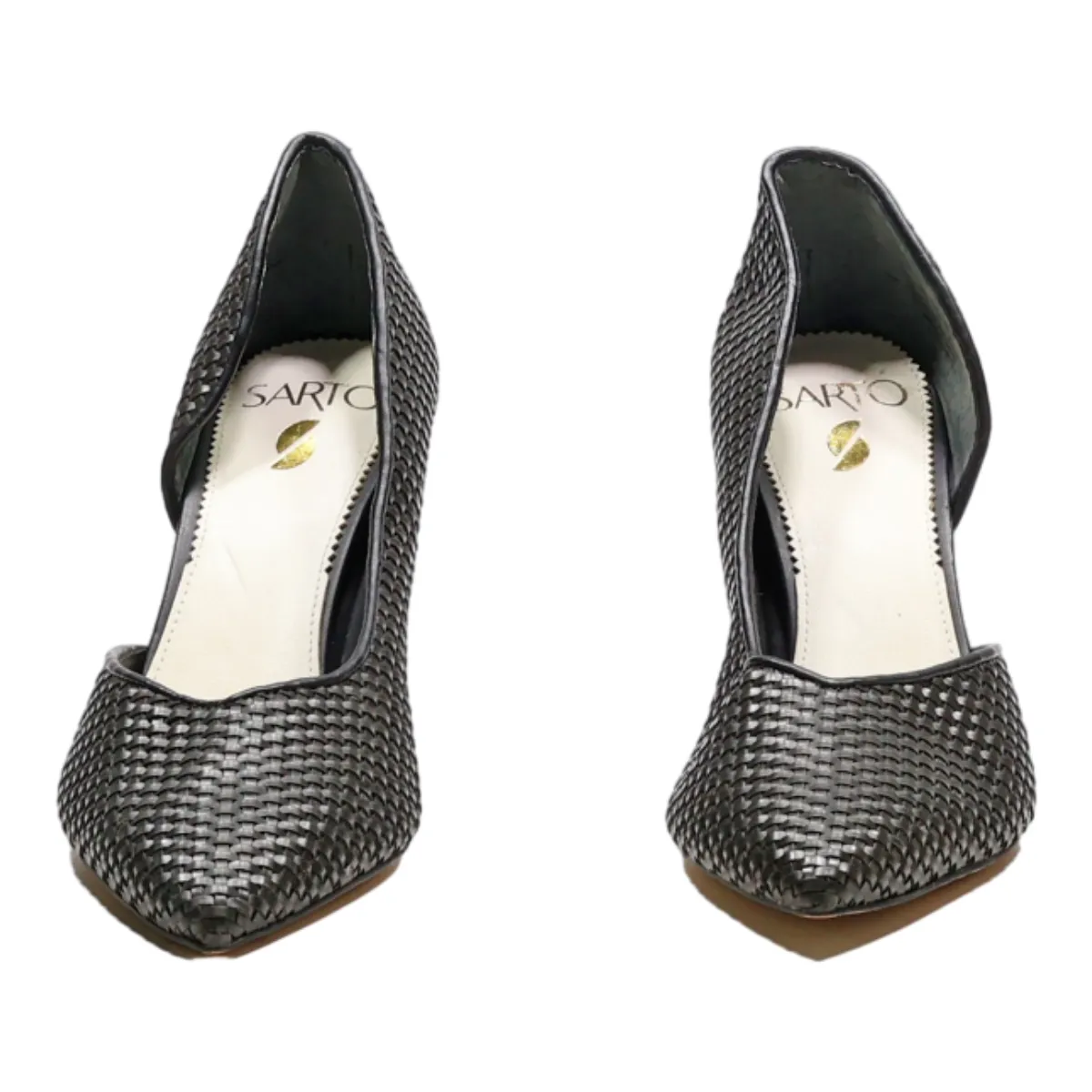 SARTO Pump Heels Black Synthetic Womens UK 4