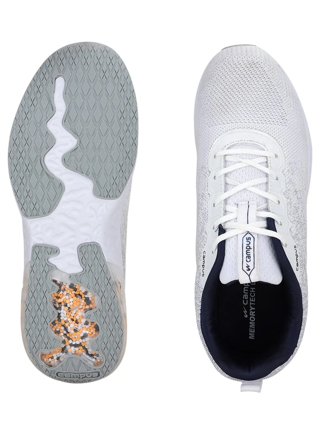 SHARP White Men's Running Shoes