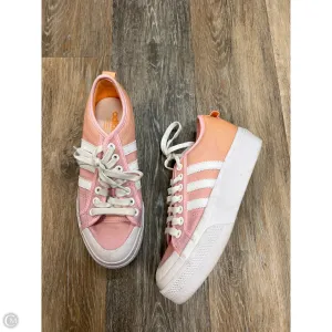 Shoes Sneakers By Adidas In Orange & Pink, Size: 8