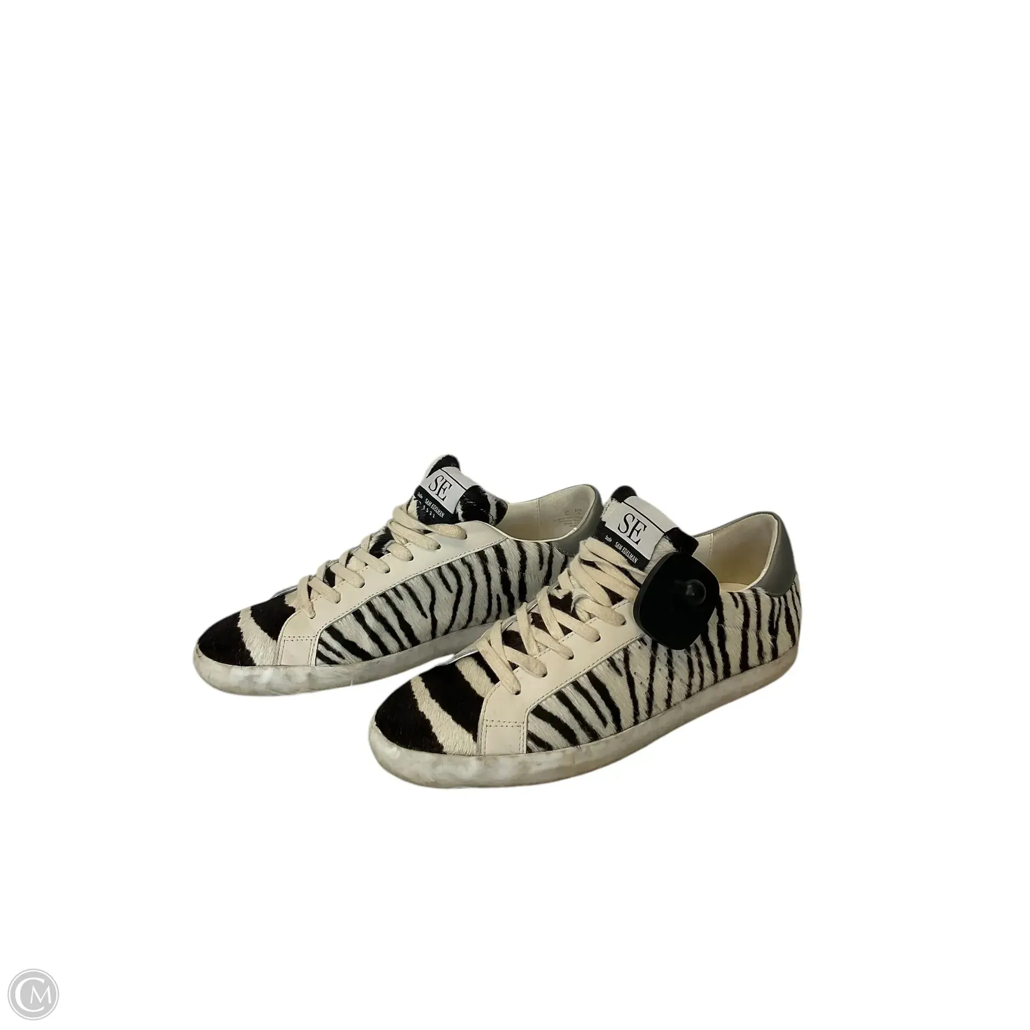 Shoes Sneakers By Sam Edelman In Zebra Print, Size: 9