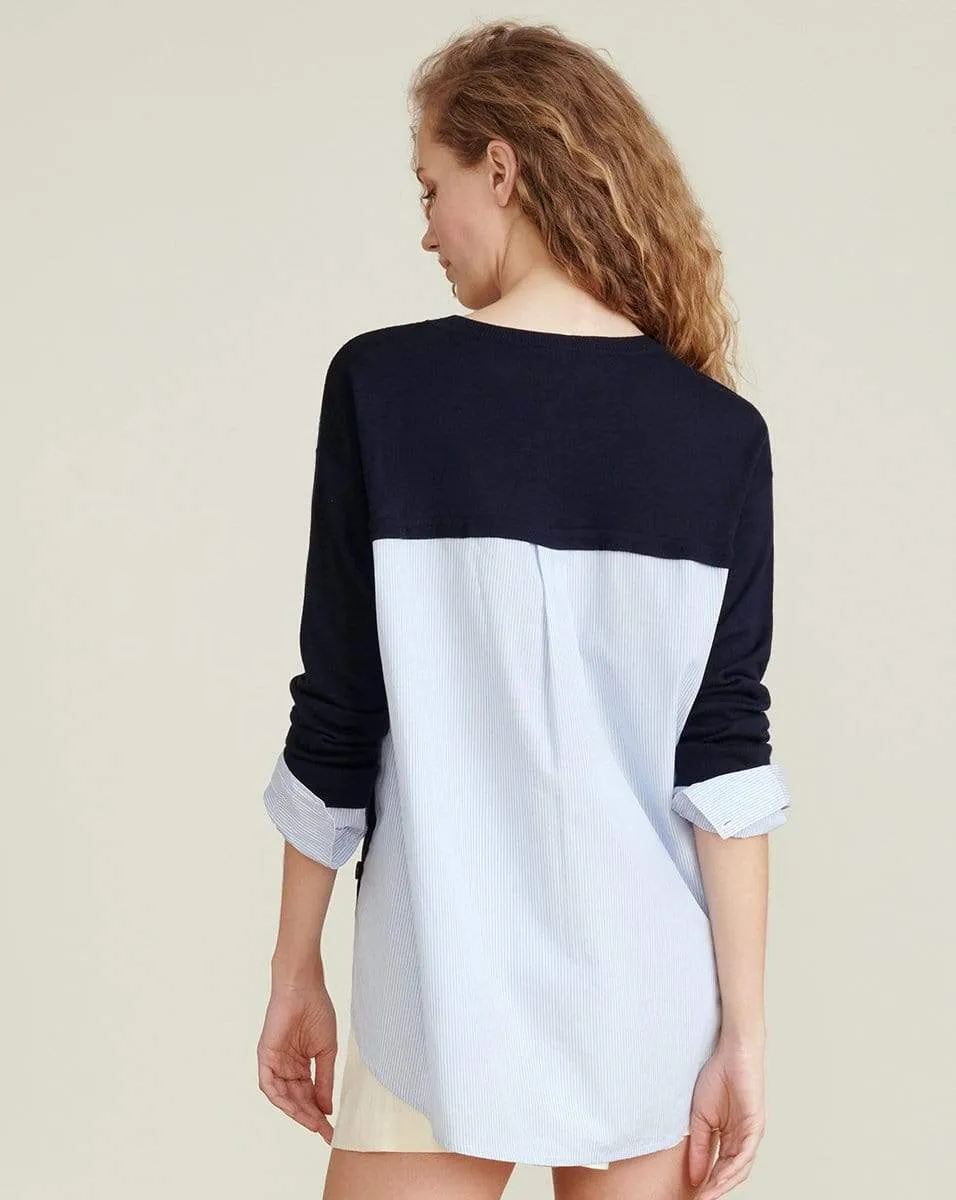 Sionne Mix Media Pullover