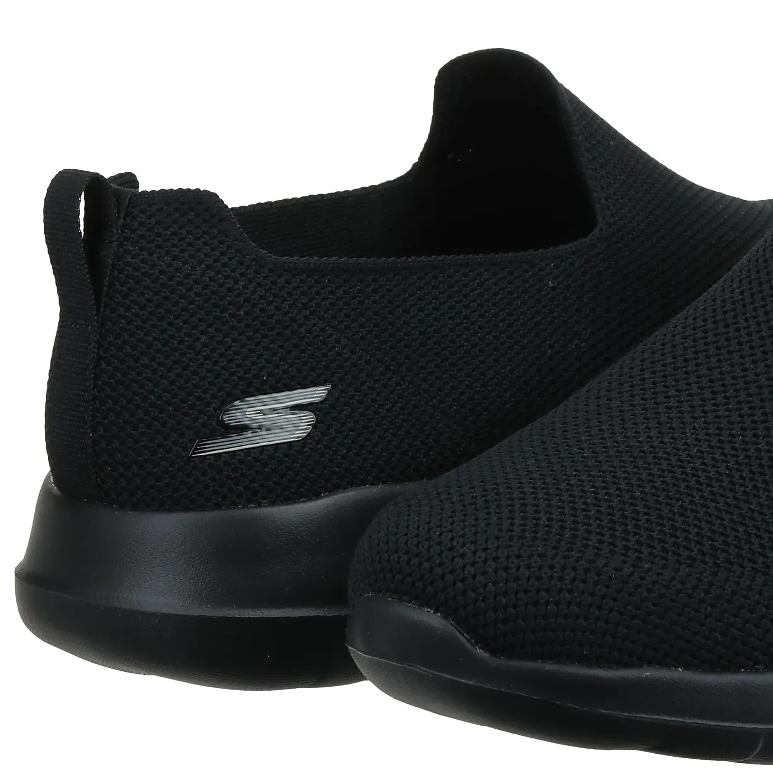 Skechers Men's Go Walk Max-Athletic Air Mesh Slip on Walkking Shoe Sneaker,Black/Black/Black,8.5 M US