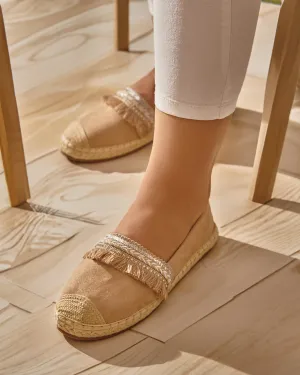Straguzel | Bohemian Style Espadrille - Beige