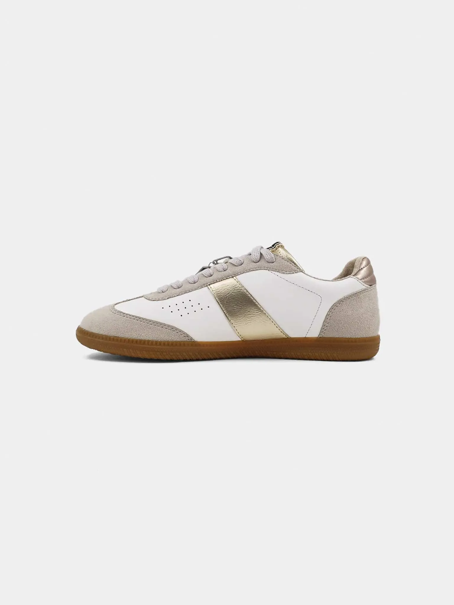 Sydney 80s Style Sneakers in Gold