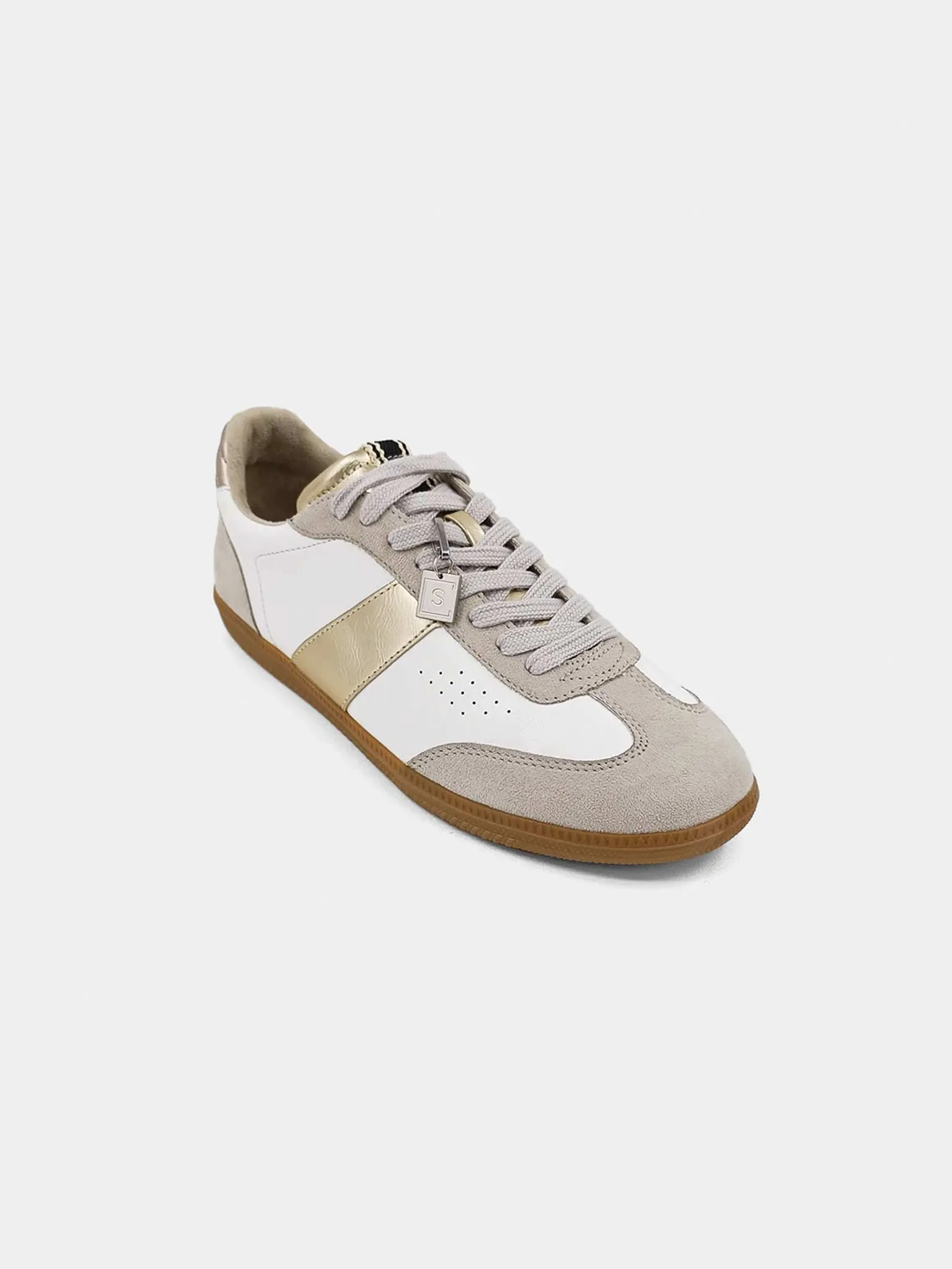 Sydney 80s Style Sneakers in Gold