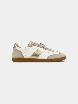 Sydney 80s Style Sneakers in Gold