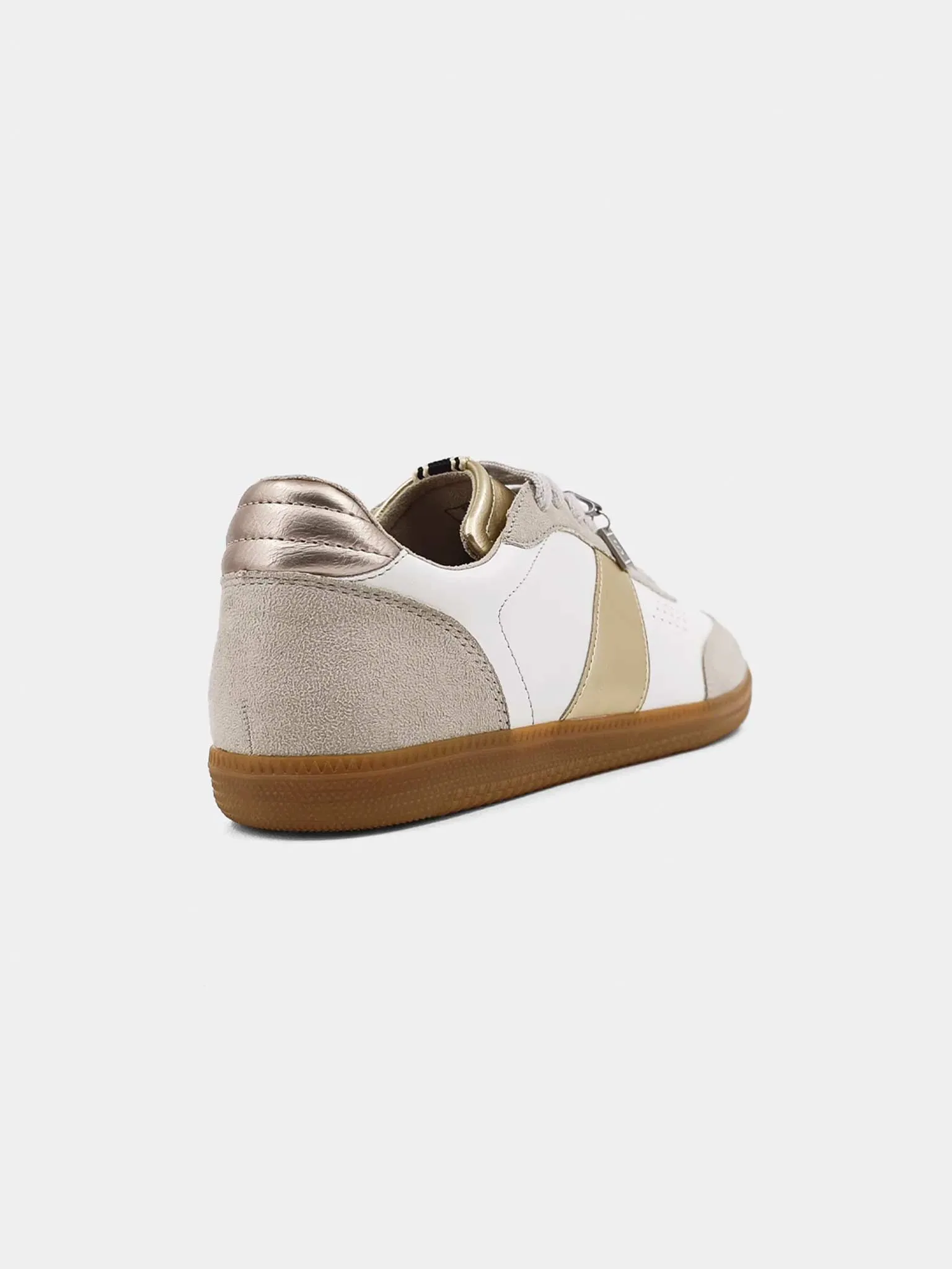 Sydney 80s Style Sneakers in Gold