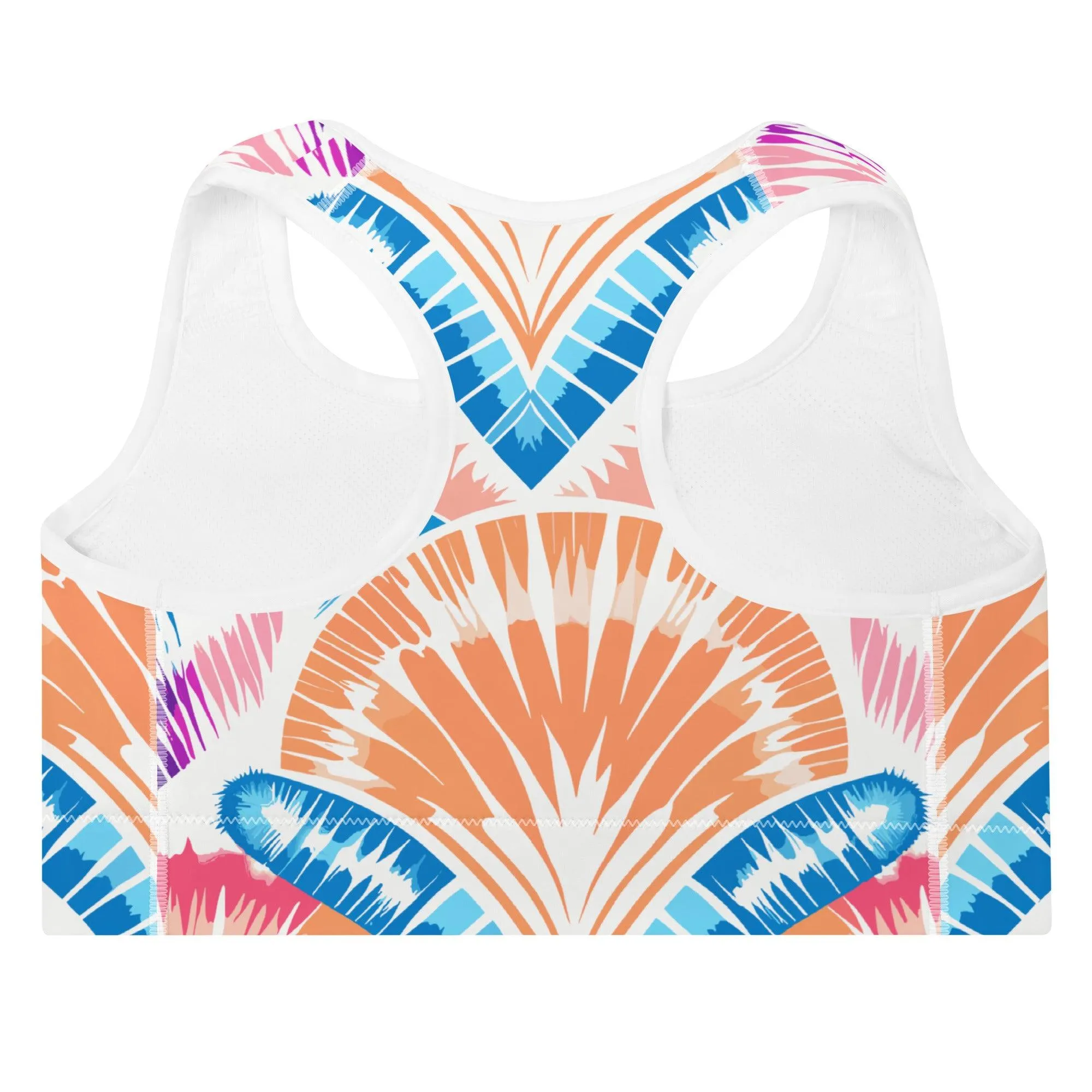 Tie-dye Padded Sports Bra Peachy Shells