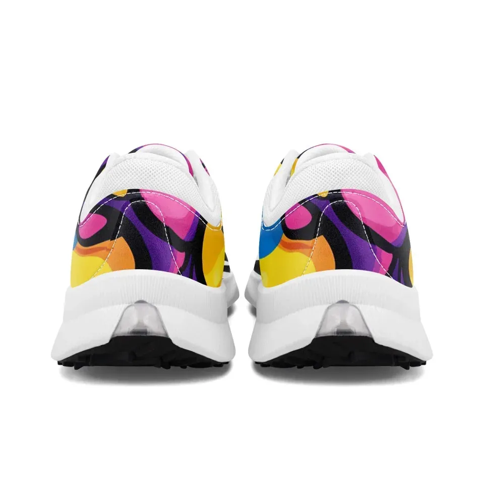 Unique Gift,Personalized Premium Camo Sneakers, Custom Graffiti Golf Shoes, Colorful Shoes for Men and Women