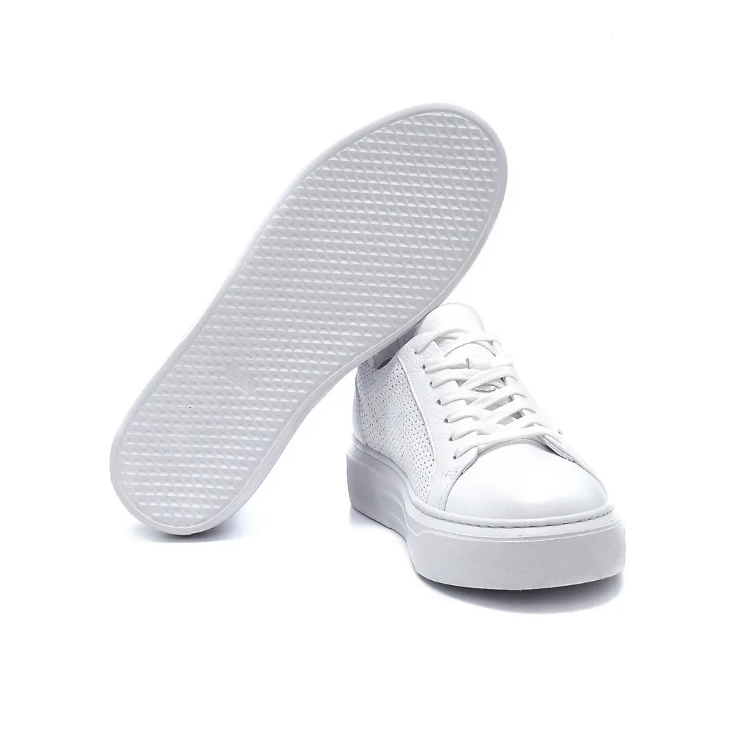 White Men Leather Sneaker