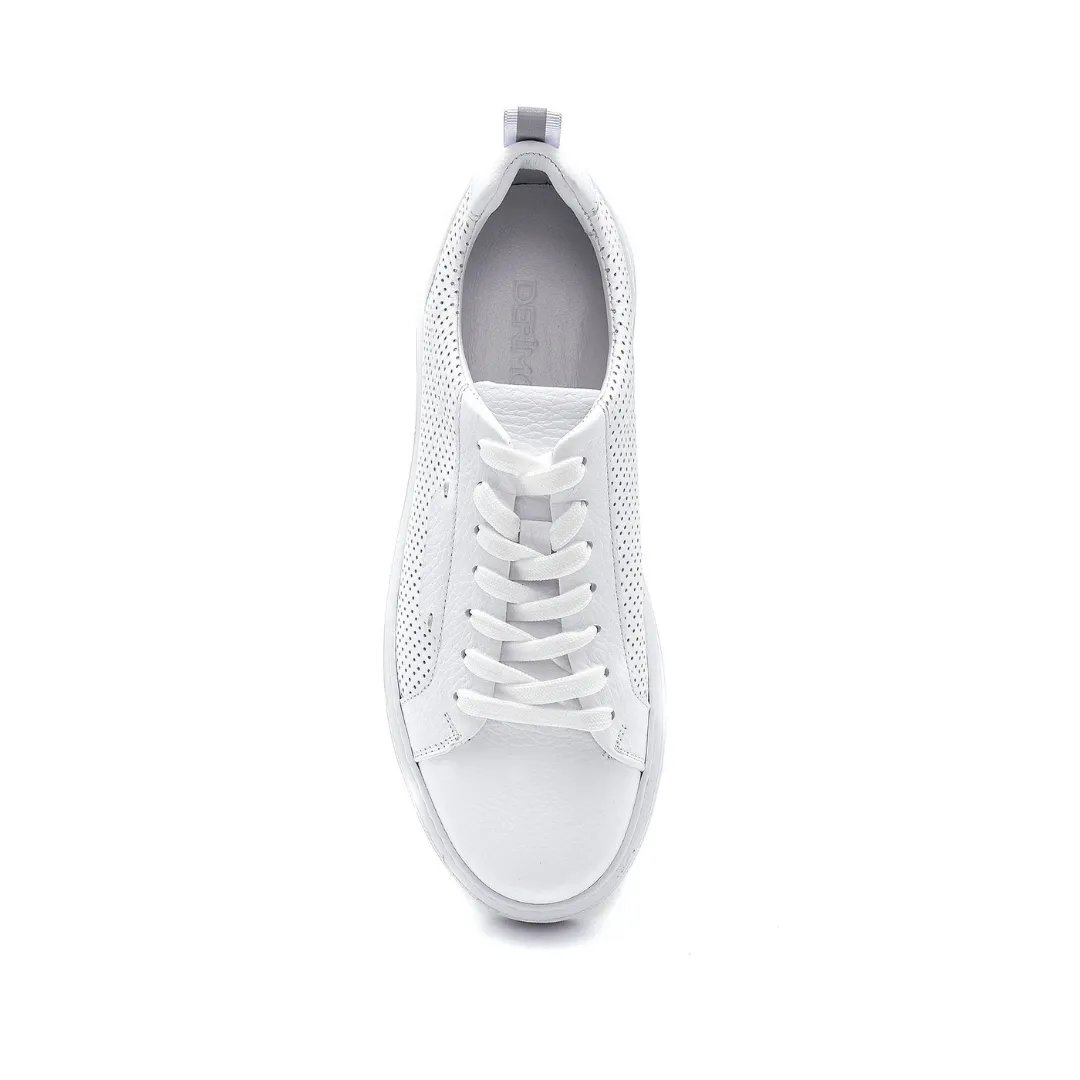 White Men Leather Sneaker
