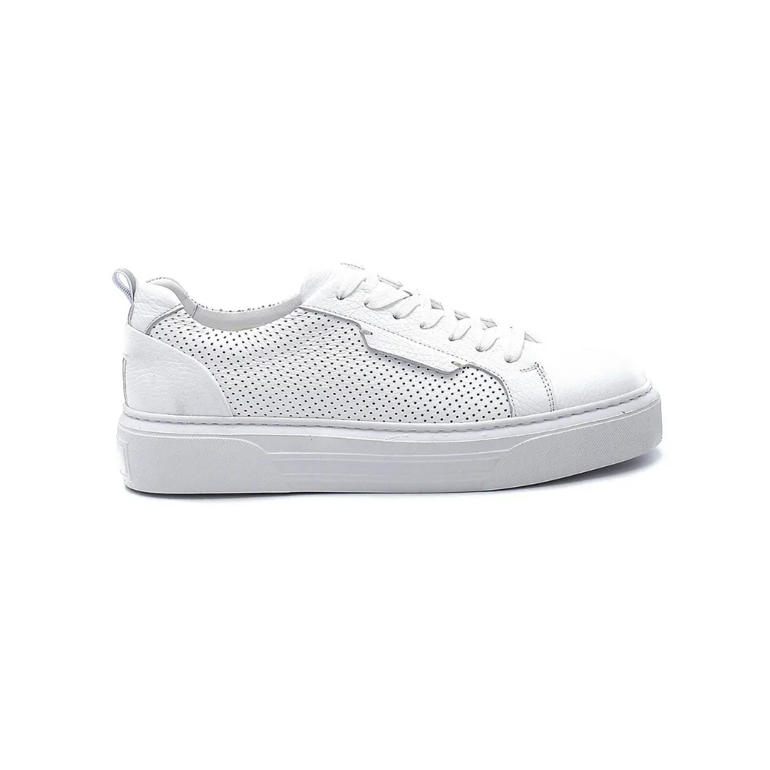 White Men Leather Sneaker