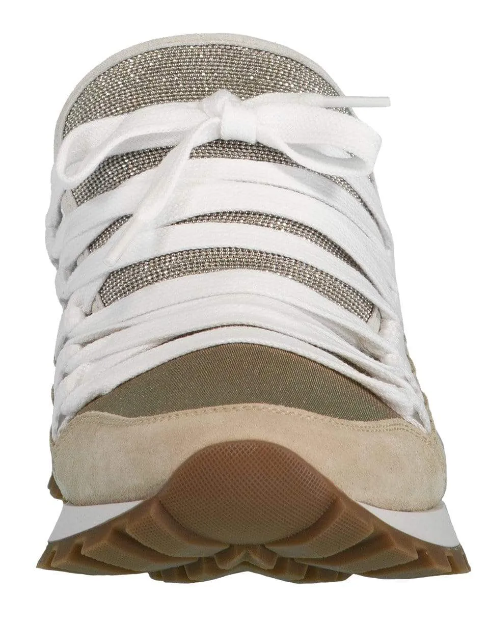 Wide Lace Sneaker
