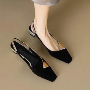 Women's Casual Temperament Thick Heel Shoes