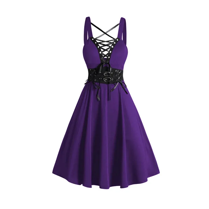 Womens Gothic Dress Lace