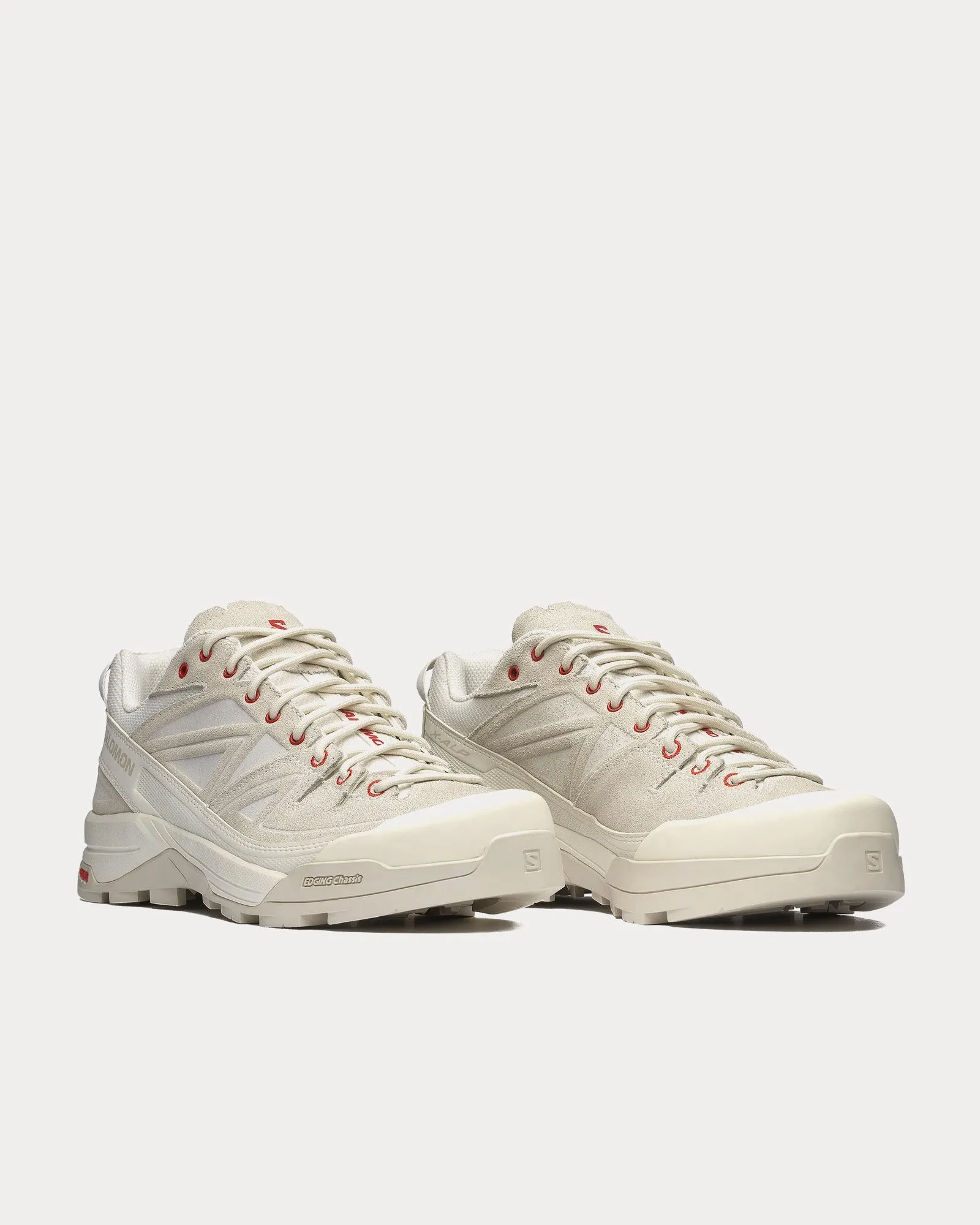 X-Alp Panhui Vanilla Ice / Rainy Day / Fiery Red Low Top Sneakers