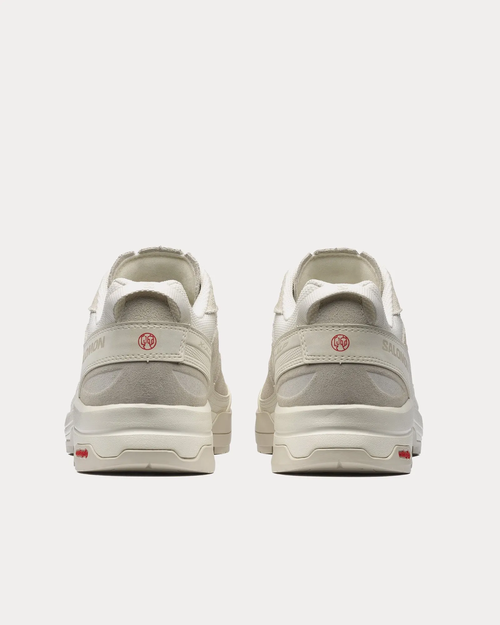 X-Alp Panhui Vanilla Ice / Rainy Day / Fiery Red Low Top Sneakers